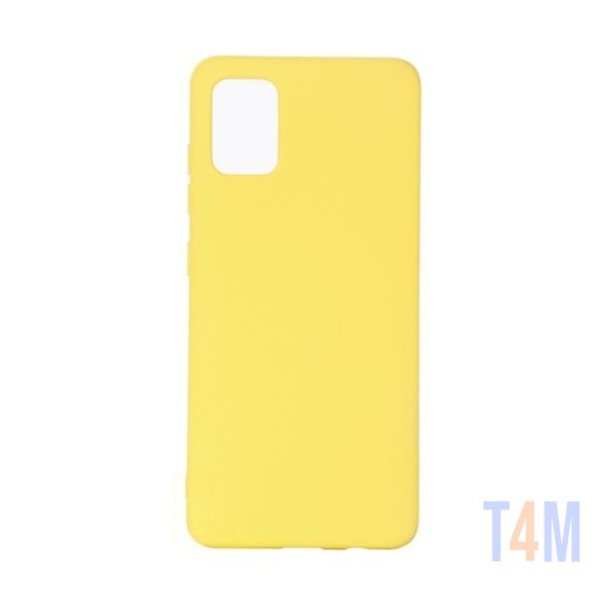 Funda de Silicona para Samsung Galaxy A71 Amarillo